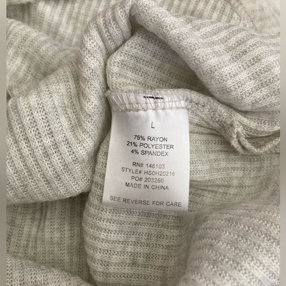 Hippie Rose | NWT Women’s Henley Soft Ribbed Long Sleeve Top - Picture 5 of 6
